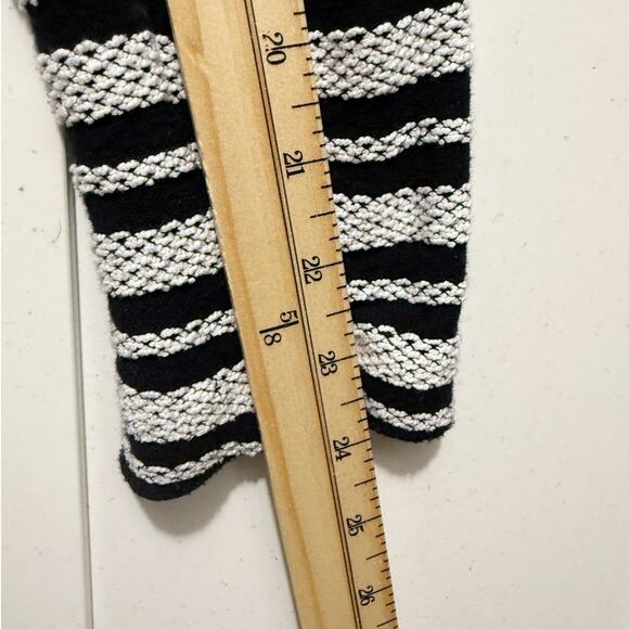 Tart Collections Black White Striped Belted Cardigan Women’s XS - Picture 10 of 13